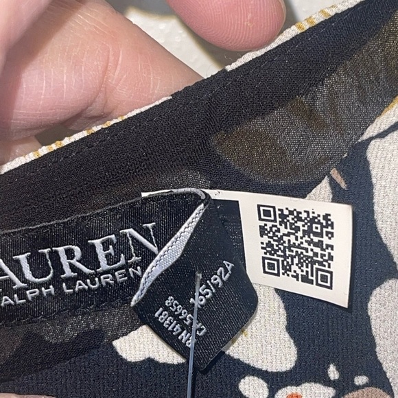 NWT Ralph Lauren Black and White Sleeveless Midi Sundress. Size 6 black label - Picture 12 of 14